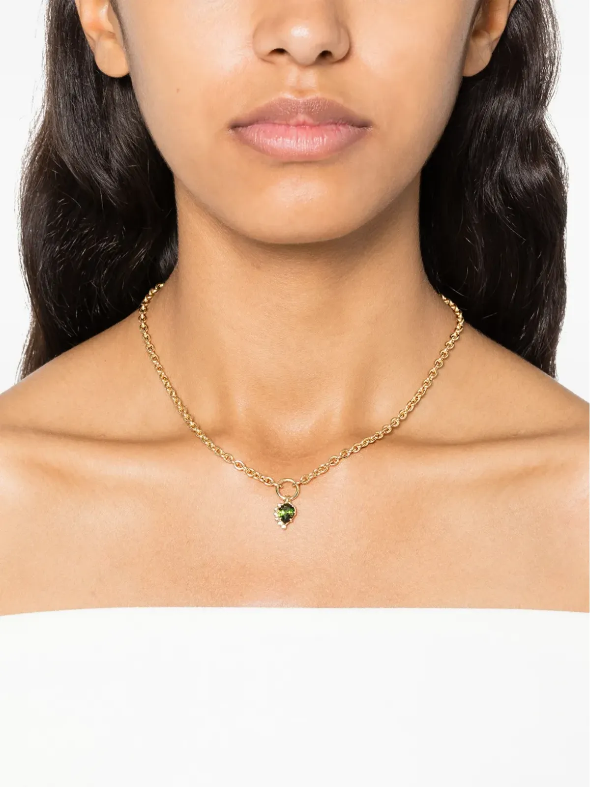 Pascale Monvoisin 18kt yellow gold Sun Nº2 diamond necklace - 画像2