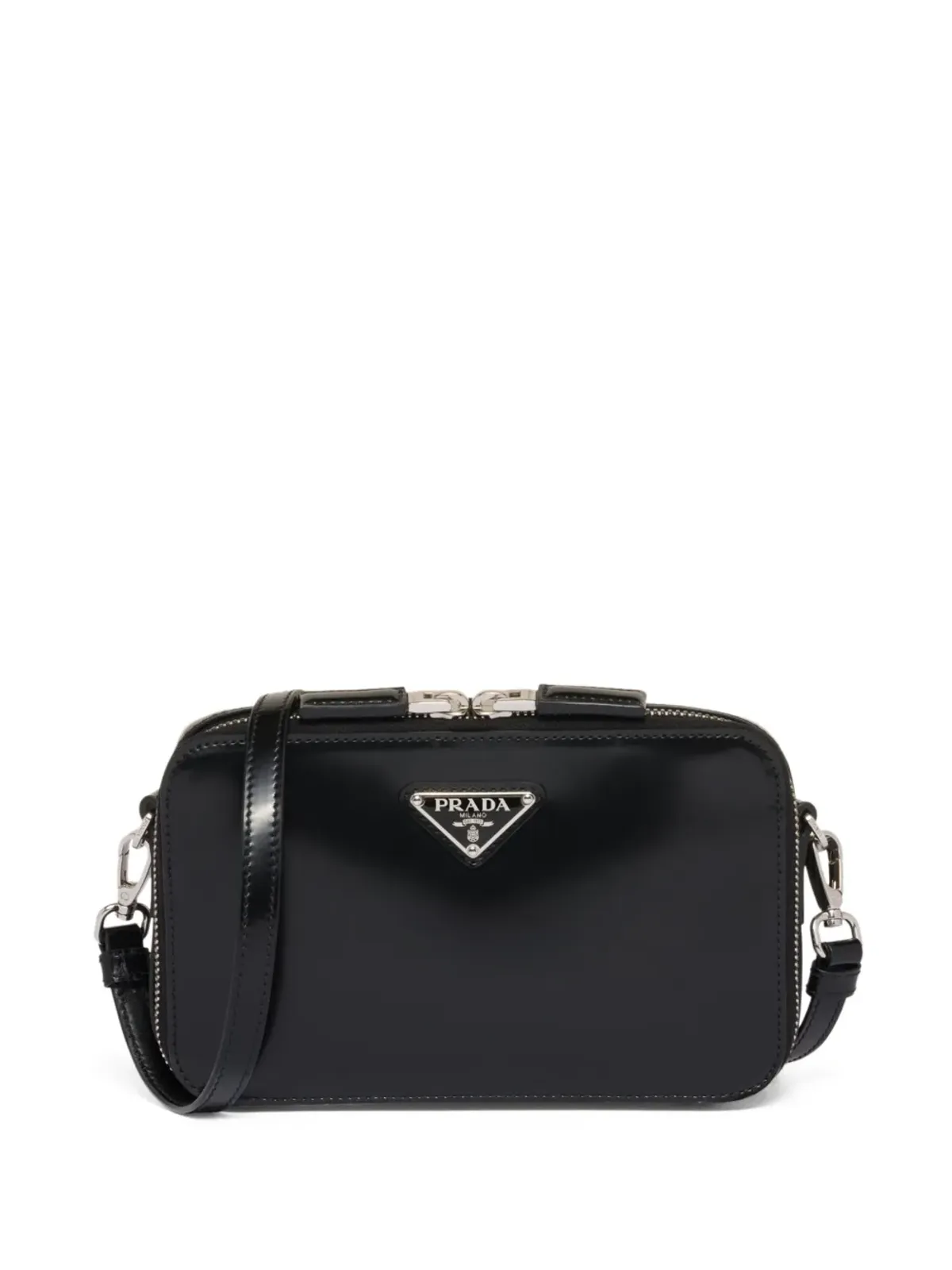Prada ミニ Brique ブラッシュド クロスボディバッグ - 画像1