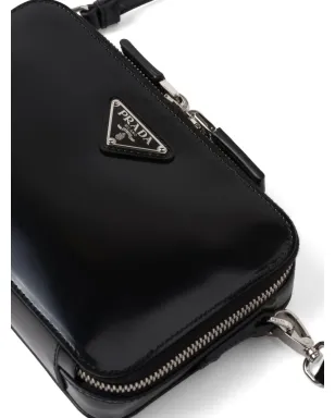 Prada ミニ Brique ブラッシュド クロスボディバッグ - サムネイル5