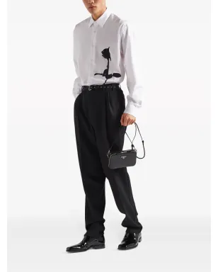 Prada ミニ Brique ブラッシュド クロスボディバッグ - サムネイル2