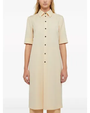Jil Sander ウールギャバジン ロングシャツ - サムネイル2