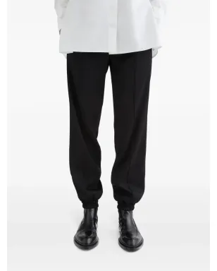 Jil Sander プレスド・クリース トラウザー ブラック - サムネイル3