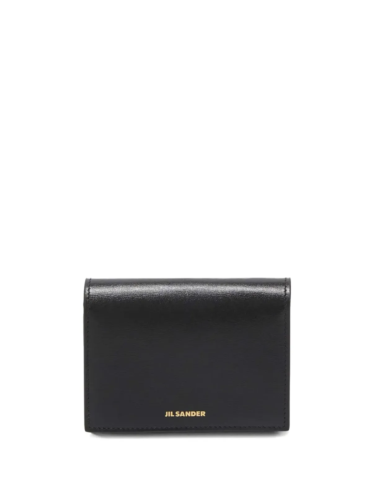 Jil Sander ロゴスタンプ レザー カードホルダー - ブラック - 画像1