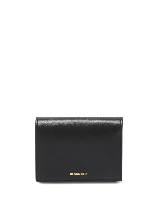 Jil Sander Jil Sander ロゴスタンプ レザー カードホルダー - ブラックの商品画像