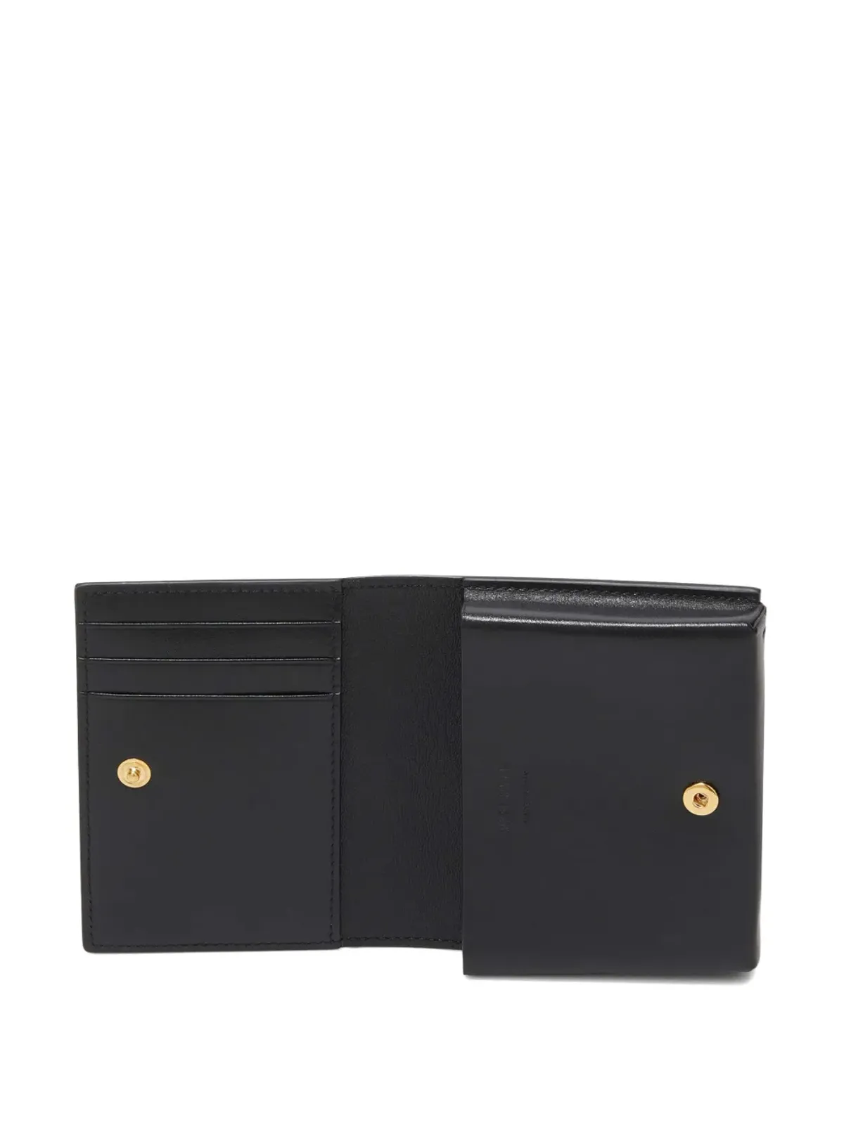 Jil Sander ロゴスタンプ レザー カードホルダー - ブラック - 画像2