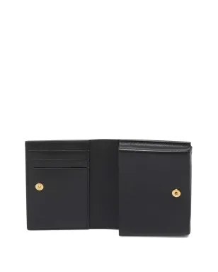 Jil Sander ロゴスタンプ レザー カードホルダー - ブラック - サムネイル2