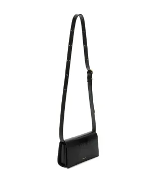 Jil Sander All-Day レザー クロスボディバッグ - ブラック - サムネイル3