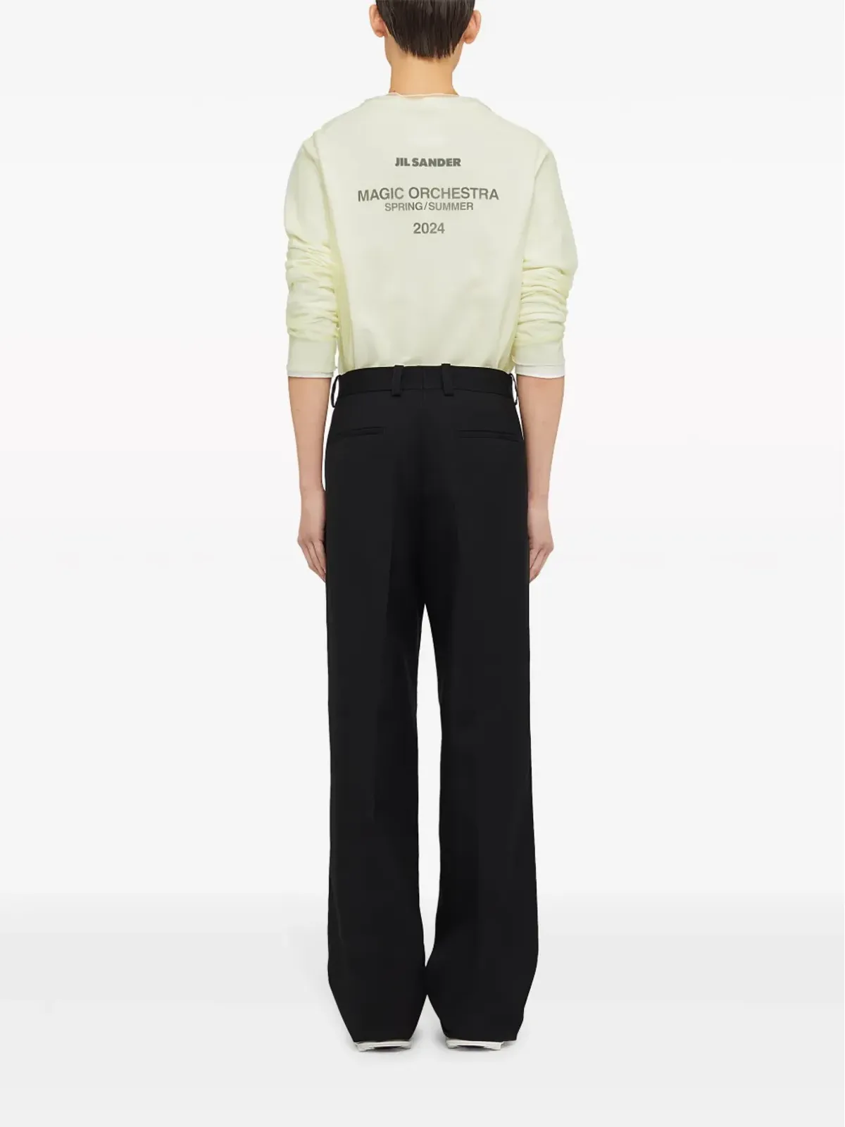 Jil Sander テーラード ウールパンツ - 画像3