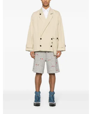 Henrik Vibskov フリンジ付きストライプショーツ - サムネイル2