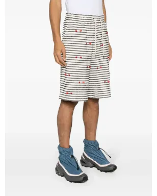 Henrik Vibskov フリンジ付きストライプショーツ - サムネイル3