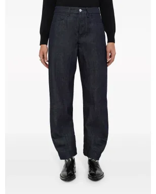 Jil Sander クロップド テーパード ジーンズ ブラック - サムネイル2