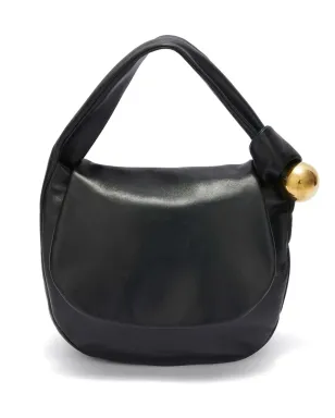 Jil Sander Sphere レザー トートバッグ ブラック - サムネイル1