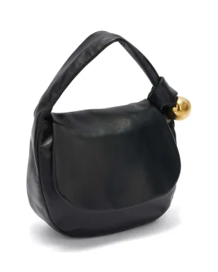 Jil Sander Sphere レザー トートバッグ ブラック - サムネイル3