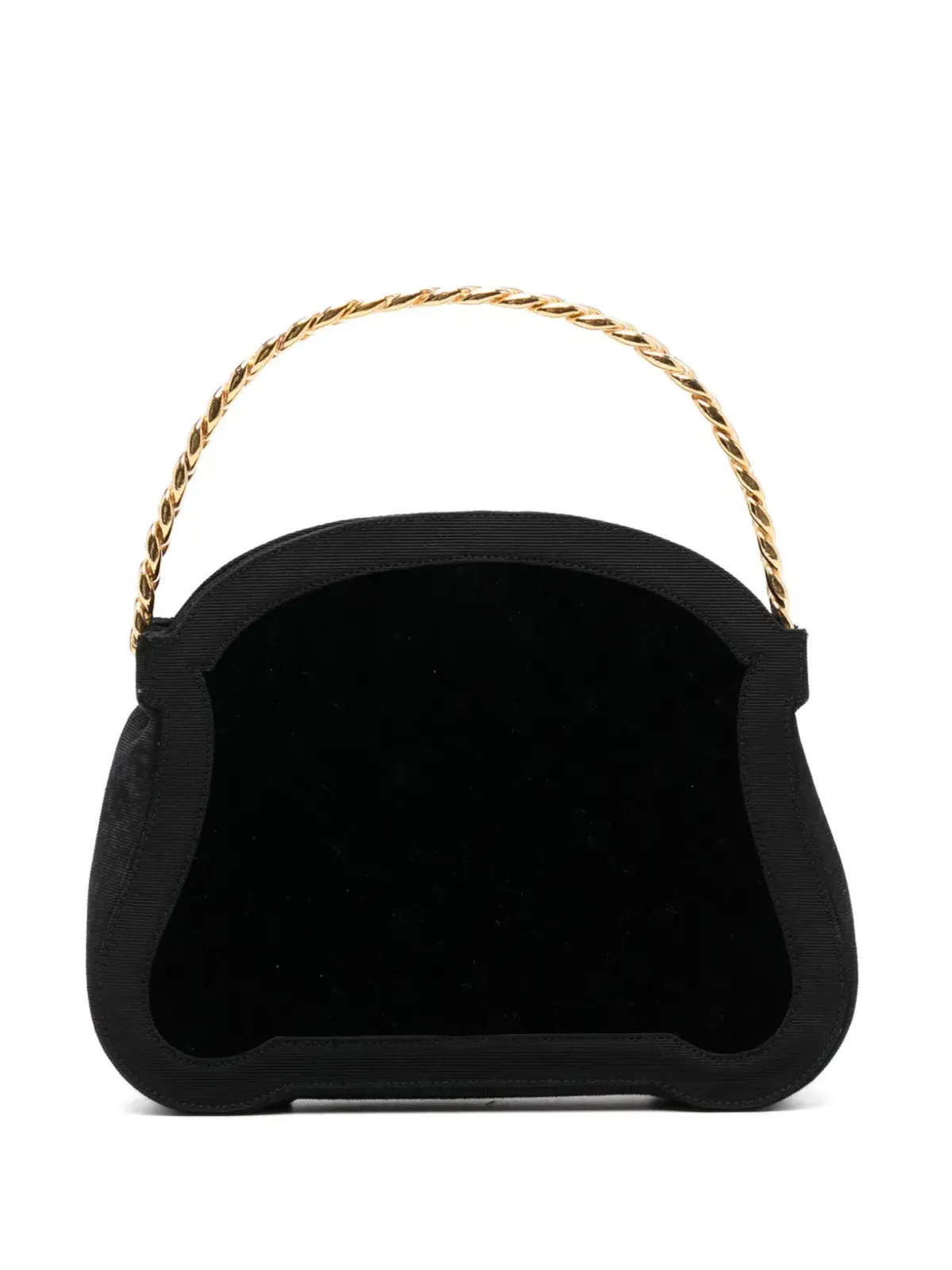 CHANEL ビンテージ 1980年代 ミナウディエール クラッチバッグ ブラック - 画像1