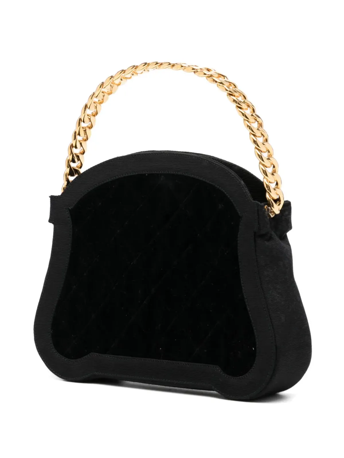 CHANEL ビンテージ 1980年代 ミナウディエール クラッチバッグ ブラック - 画像3