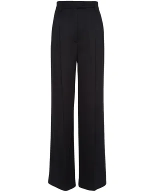 Prada フェザートリム カシミアパンツ - ブラック - サムネイル1