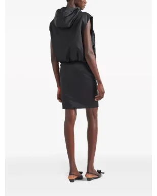 Prada Re-Nylon ペンシルスカート - ブラック - サムネイル3