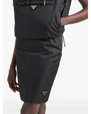 Prada Re-Nylon ペンシルスカート - ブラック - サムネイル4
