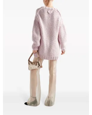 Prada プレスド・クレーズ オーガンザパンツ - ニュートラルカラー - サムネイル3
