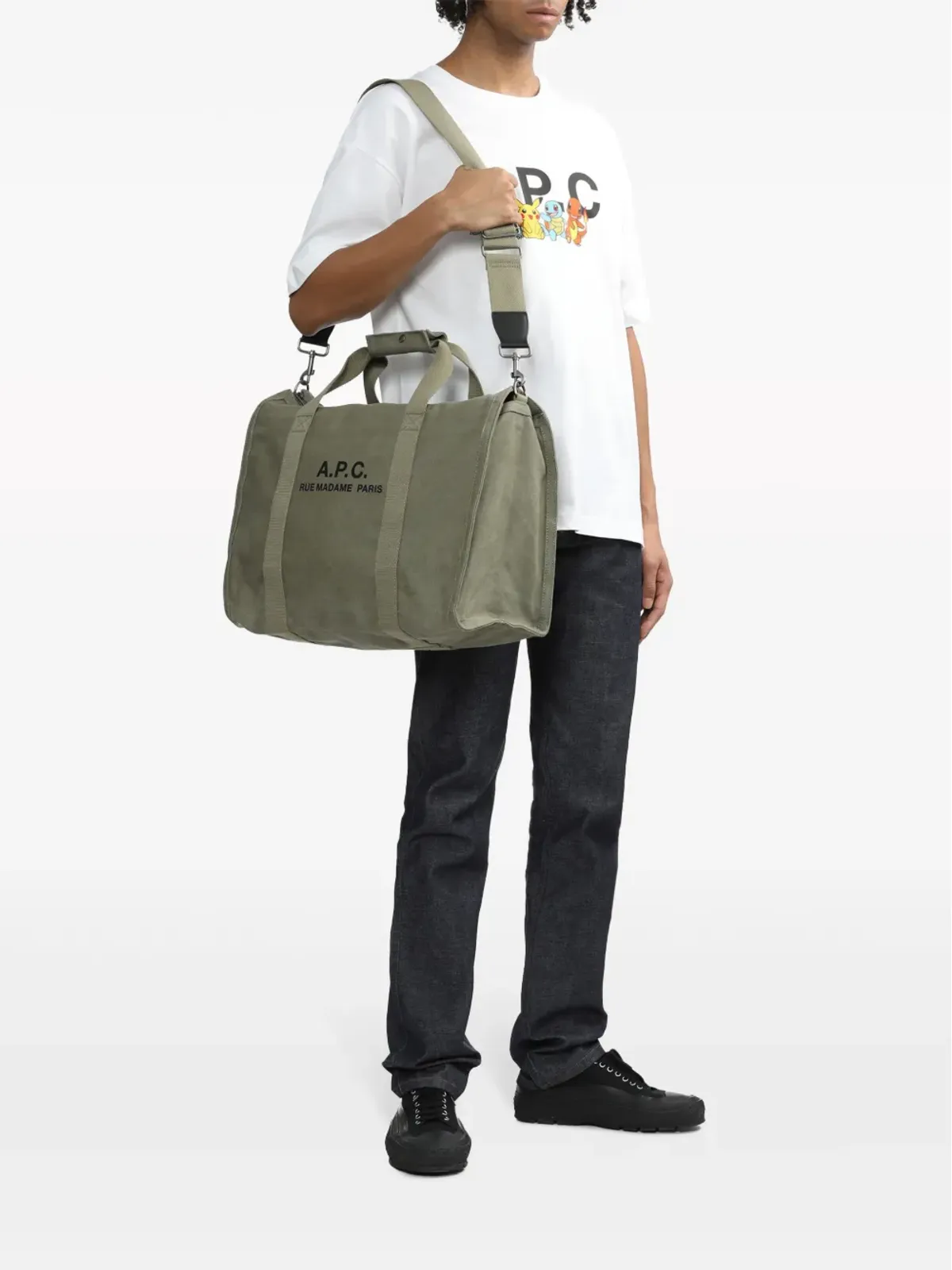 A.P.C. レキュペレーション キャンバス トート バッグ - グリーン - 画像2