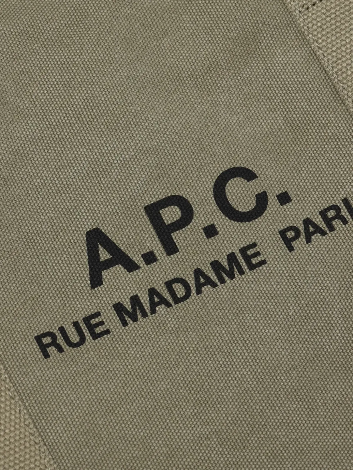 A.P.C. レキュペレーション キャンバス トート バッグ - グリーン - 画像4