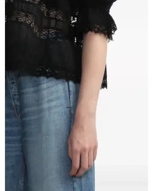 rag & bone ローガン ミッドライズ ワイドレッグジーンズ - サムネイル5