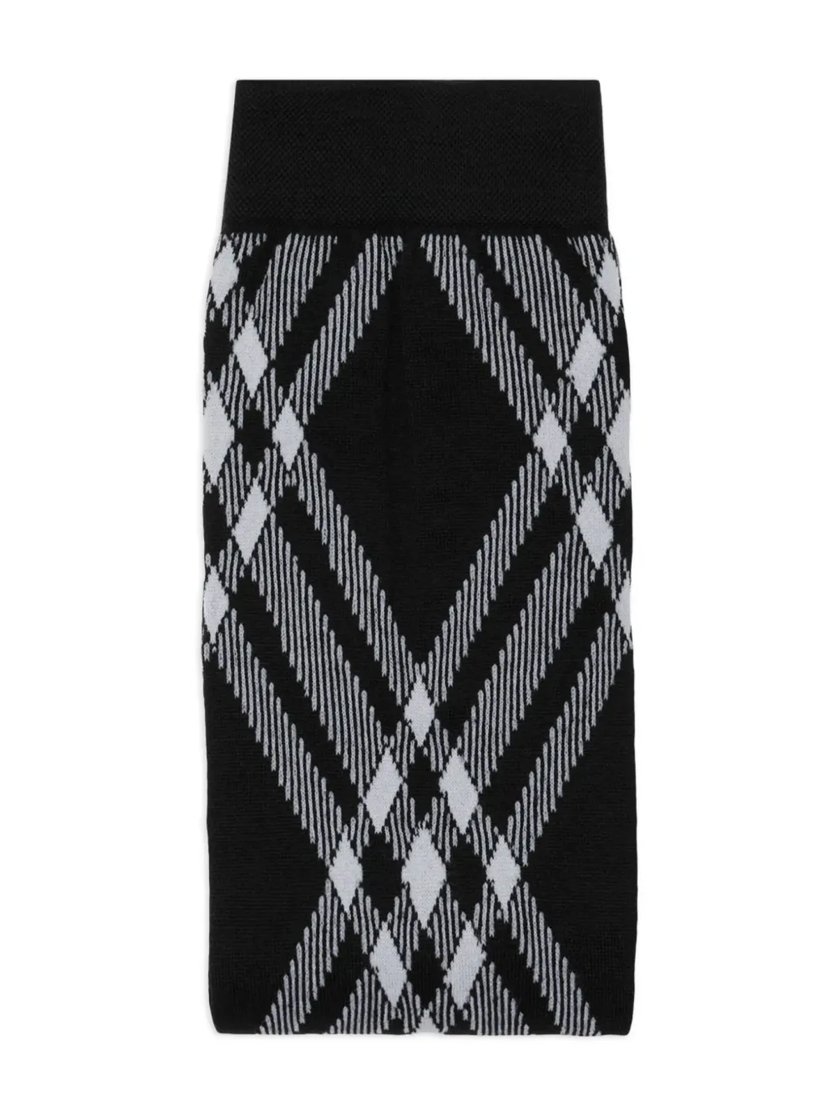 Burberry チェック柄ウール混タイツ - 画像2