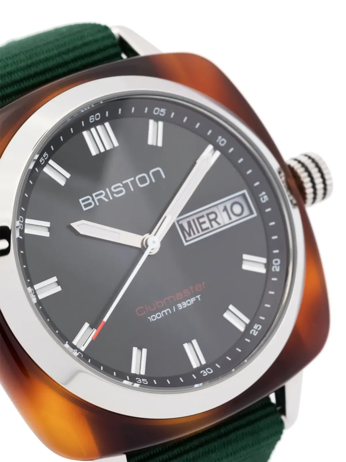 Briston クラブマスター スポーツ HMS Date 42mm - グリーン - 画像3
