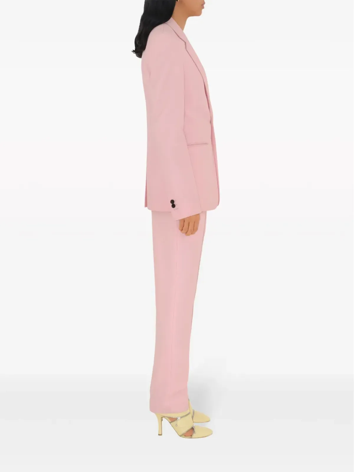 Burberry ヴァージンウール テーラードパンツ - ピンク - 画像3