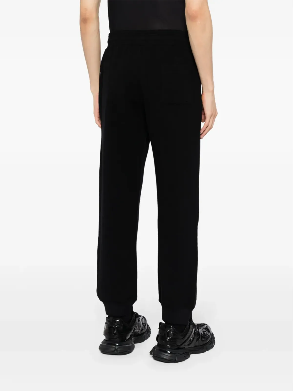 Givenchy ロゴアップリケ ウエストゴム トラックパンツ ブラック - 画像4