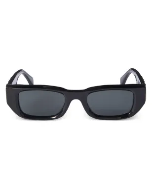 Off-White Eyewear Fillmore レクタングルフレーム サングラス - ブラック - サムネイル1