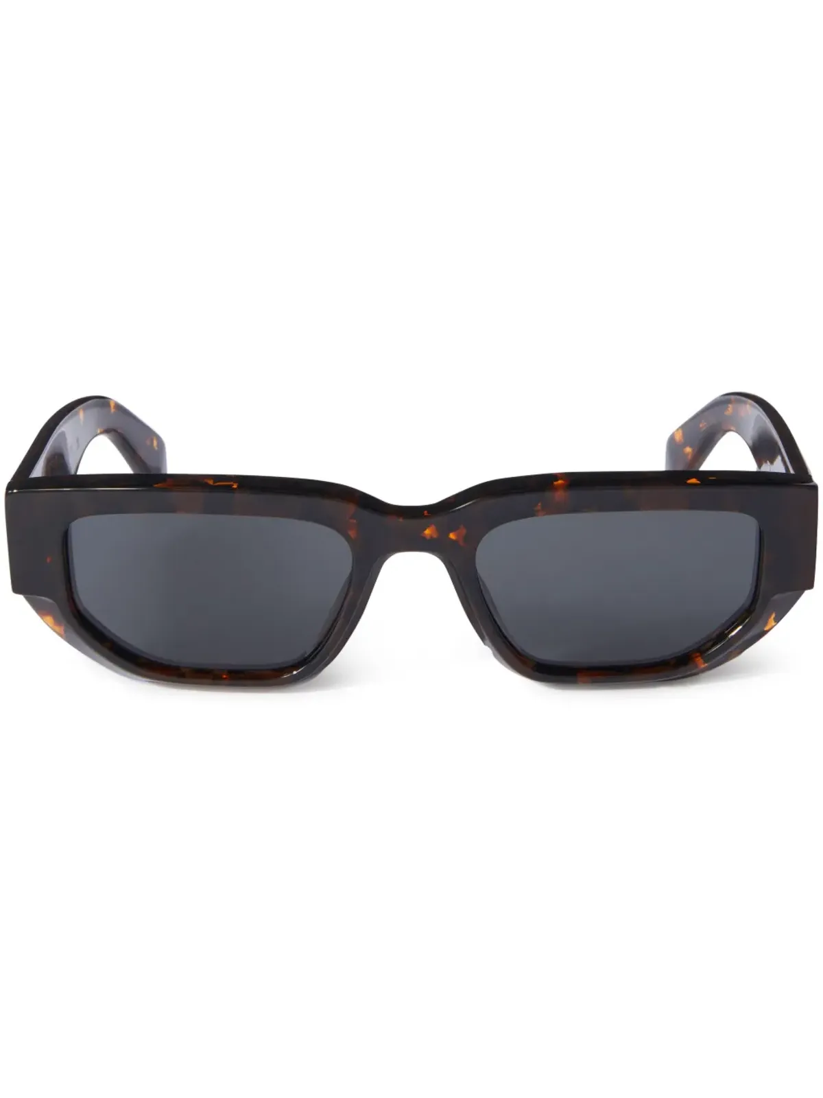 Off-White Eyewear グリーリー べっ甲風サングラス ブラウン - 画像1