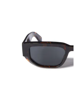 Off-White Eyewear グリーリー べっ甲風サングラス ブラウン - サムネイル3