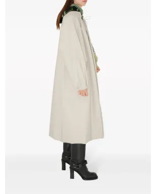 Burberry チェック柄フード付きギャバジンパーカコート - サムネイル3