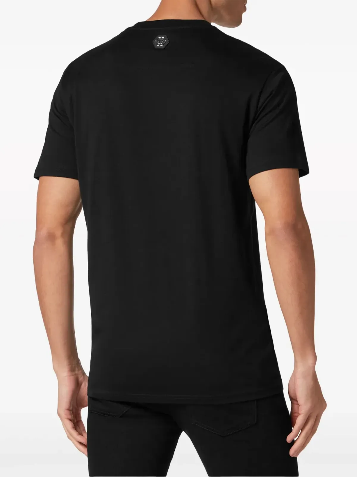 Philipp Plein Skeleton studded Tシャツ - ブラック - 画像4