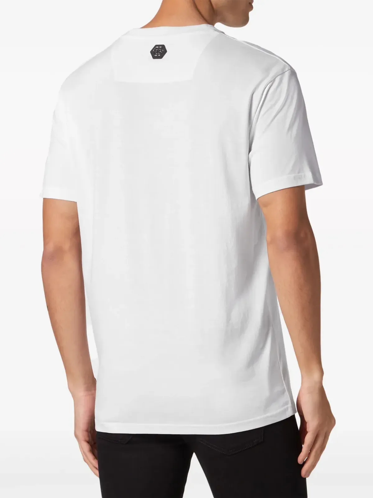 Philipp Plein 骸骨プリント コットンTシャツ - ホワイト - 画像4