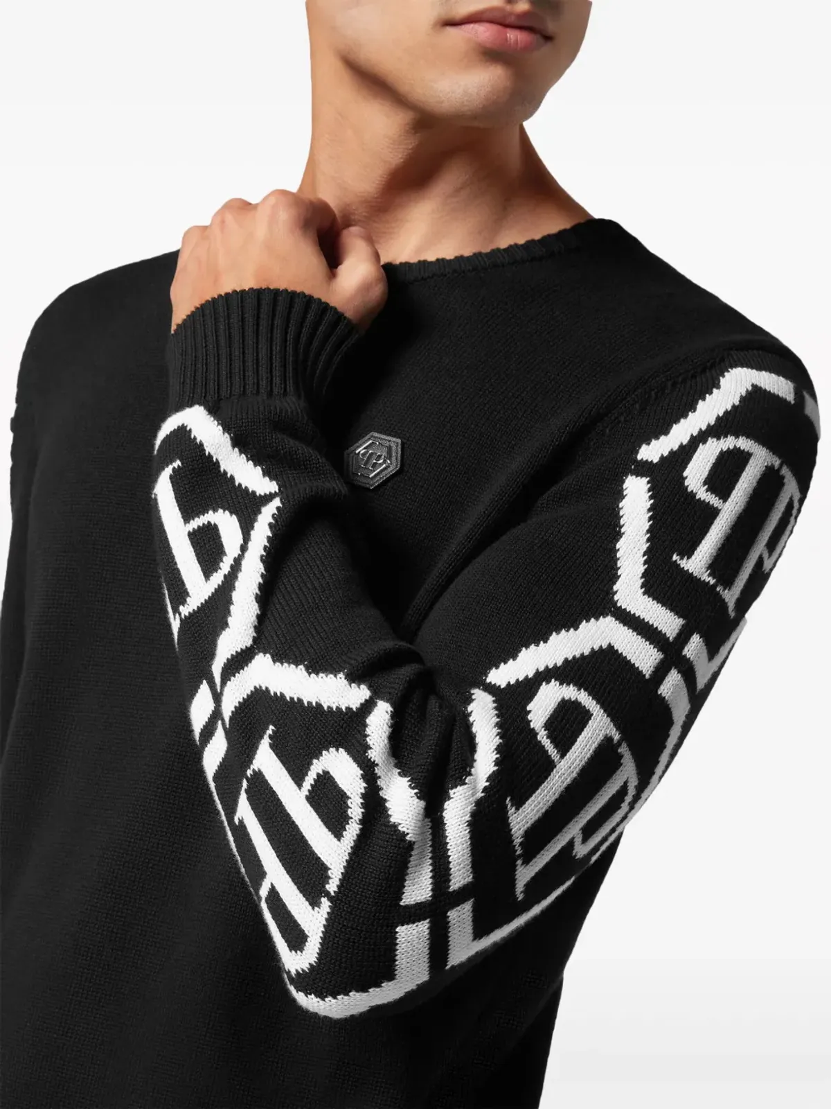 Philipp Plein モノグラムニットセーター - 画像5