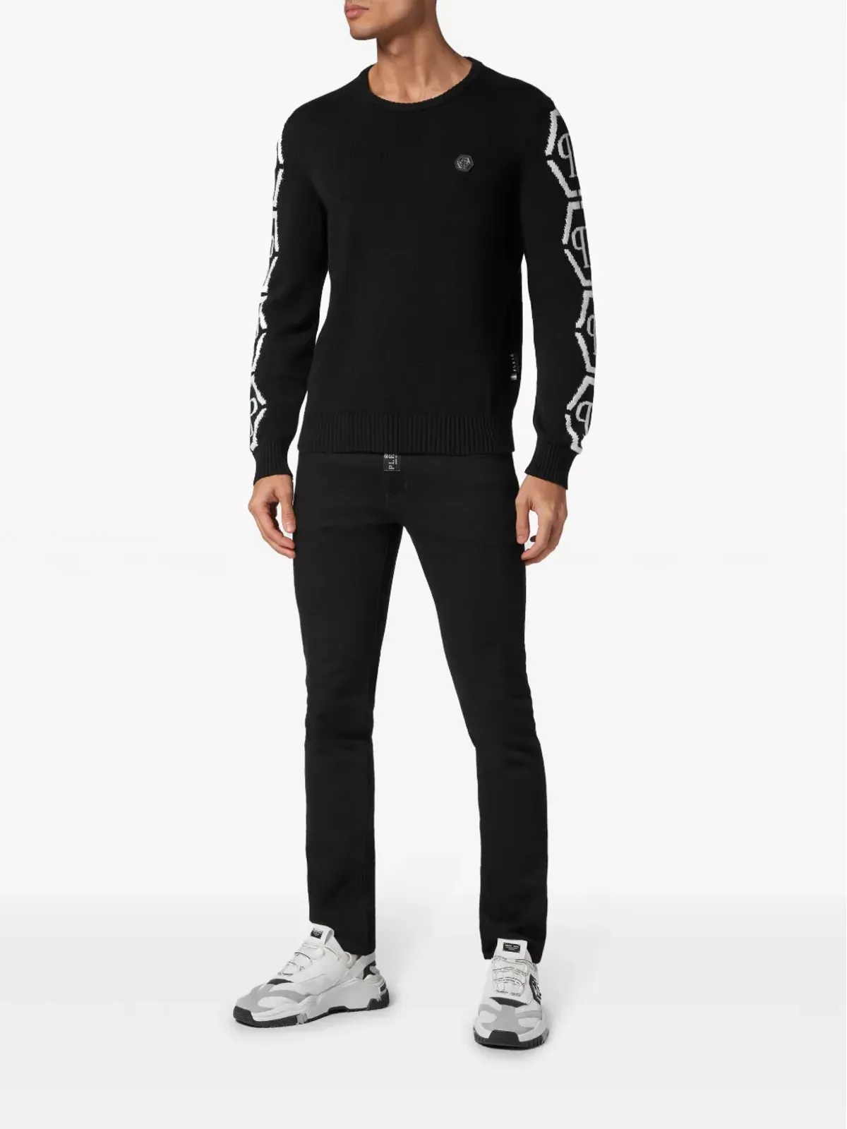 Philipp Plein モノグラムニットセーター - 画像2