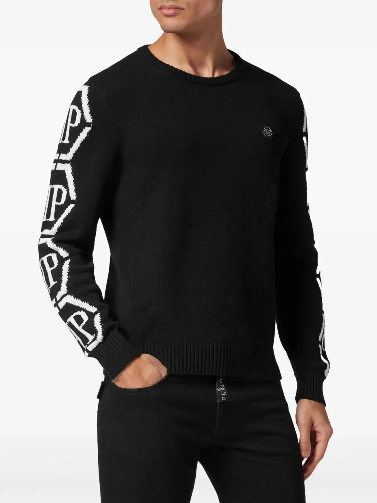 Philipp Plein モノグラムニットセーター - 画像3