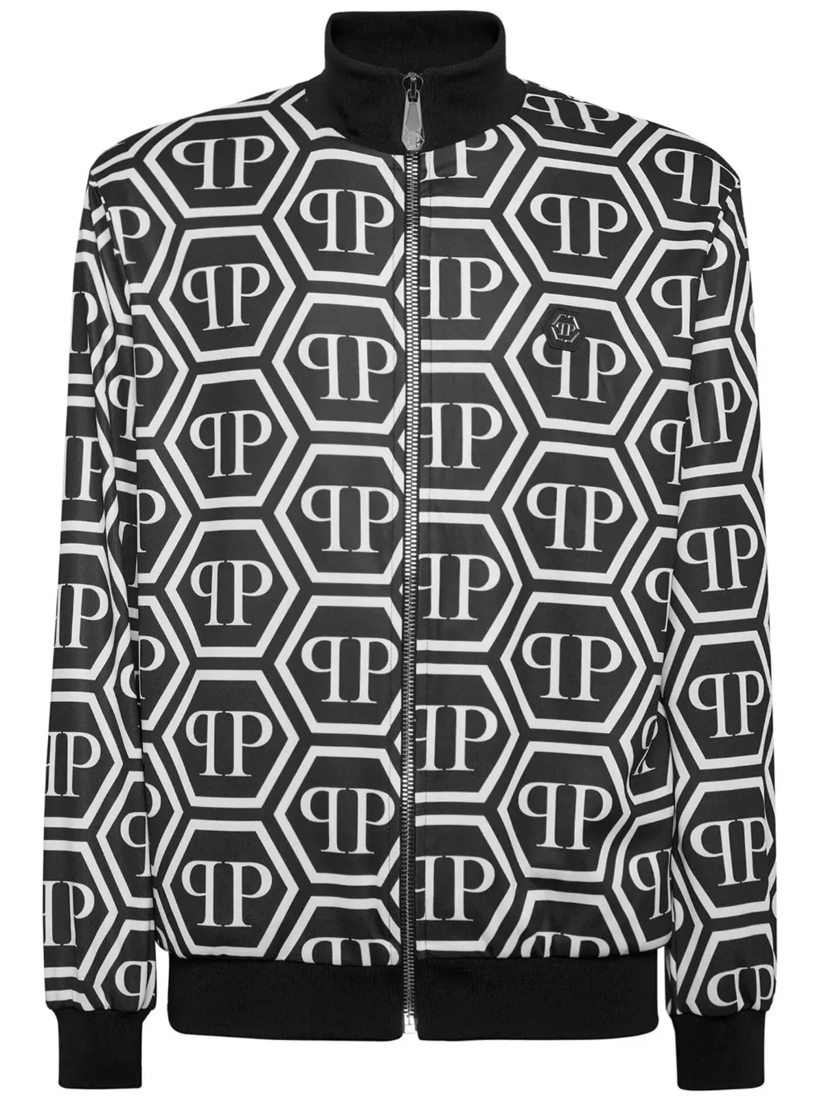 Philipp Plein モノグラムプリント トラックジャケット - 画像1