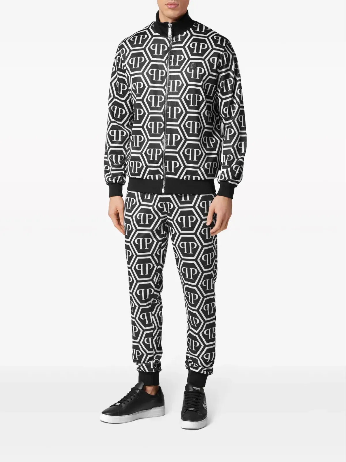 Philipp Plein モノグラムプリント トラックジャケット - 画像2