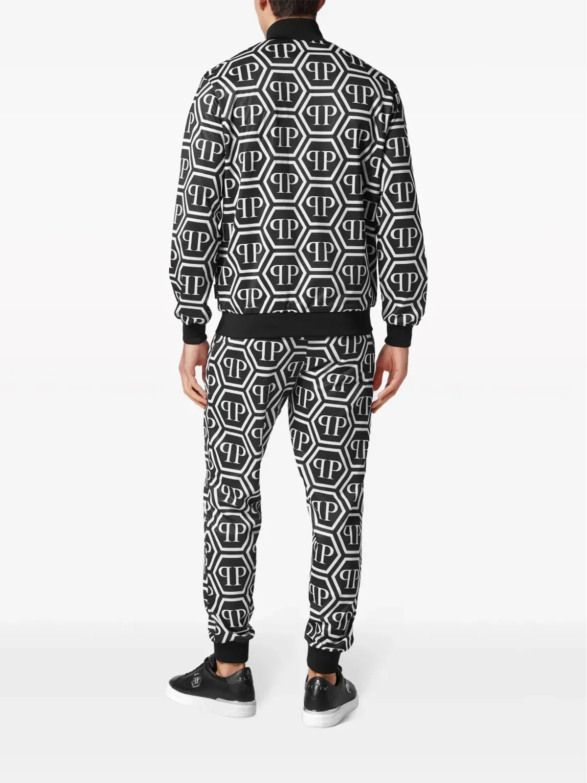Philipp Plein モノグラムプリント トラックジャケット - 画像3