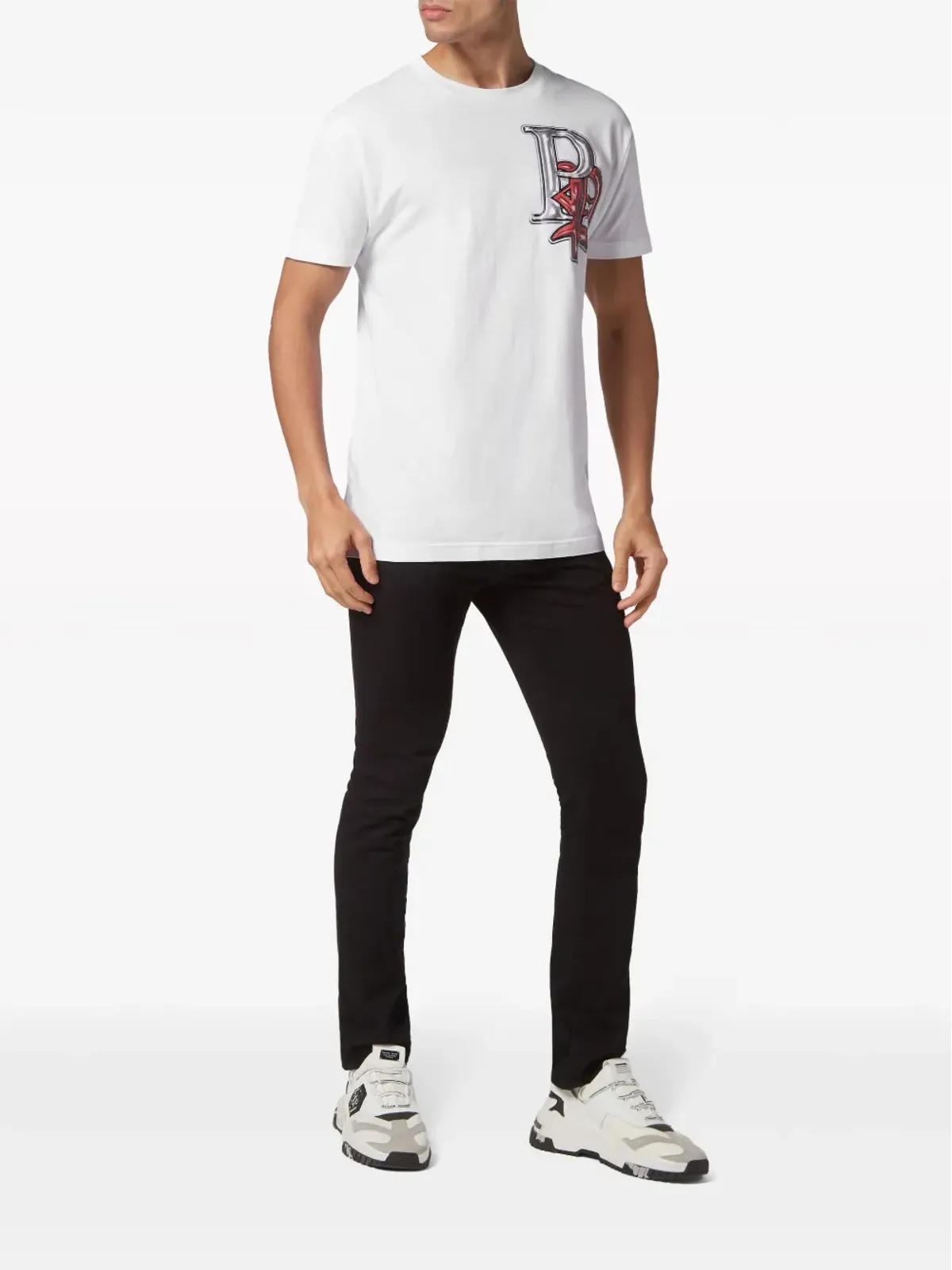 Philipp Plein スカルリーギャング コットン Tシャツ - ホワイト - 画像2