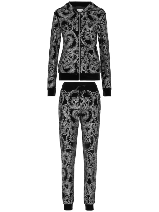 Philipp Plein Philipp Plein テディベア トラックスーツセット - ブラックの商品画像