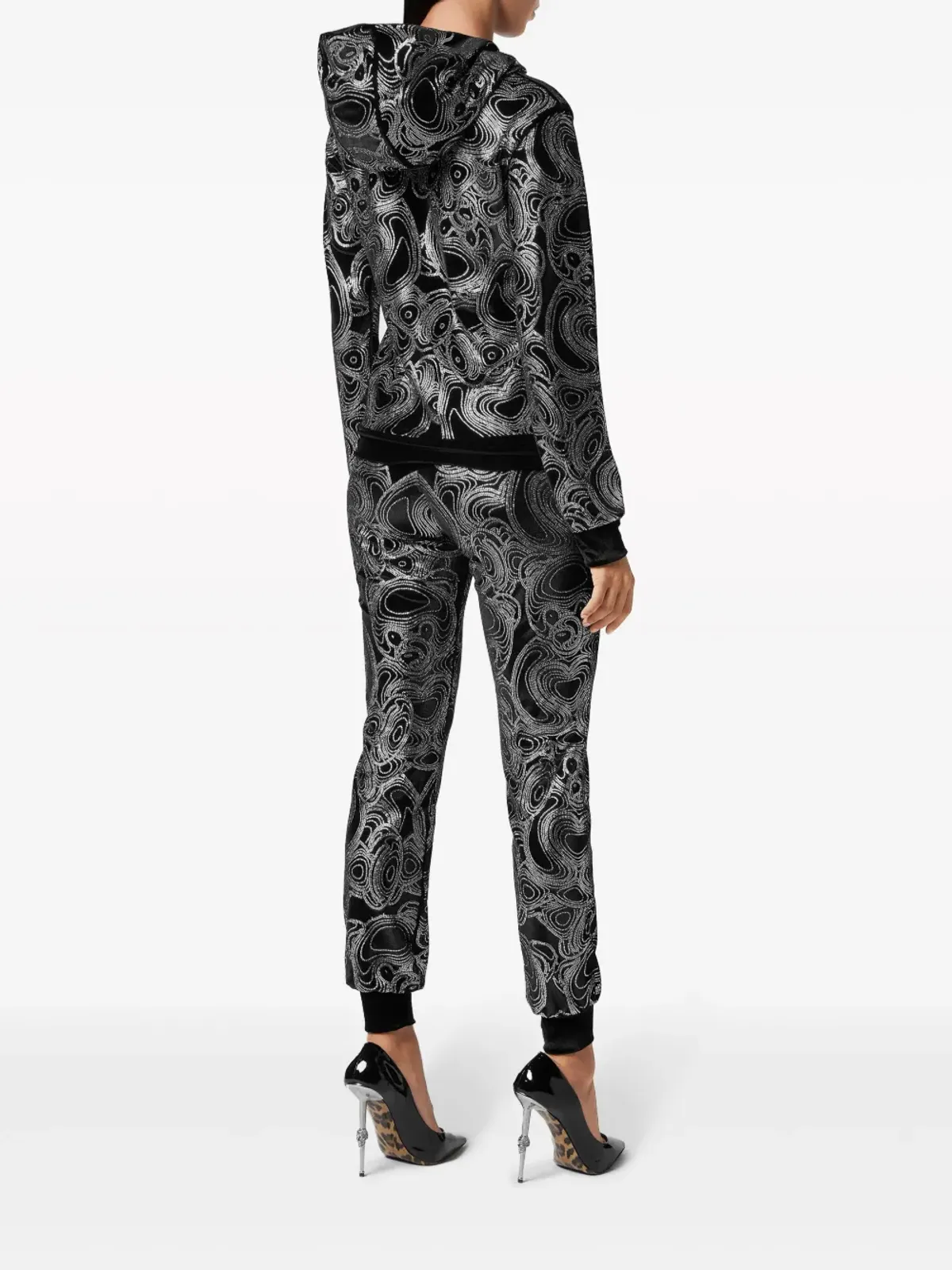 Philipp Plein テディベア トラックスーツセット - ブラック - 画像3