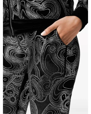 Philipp Plein テディベア トラックスーツセット - ブラック - サムネイル4