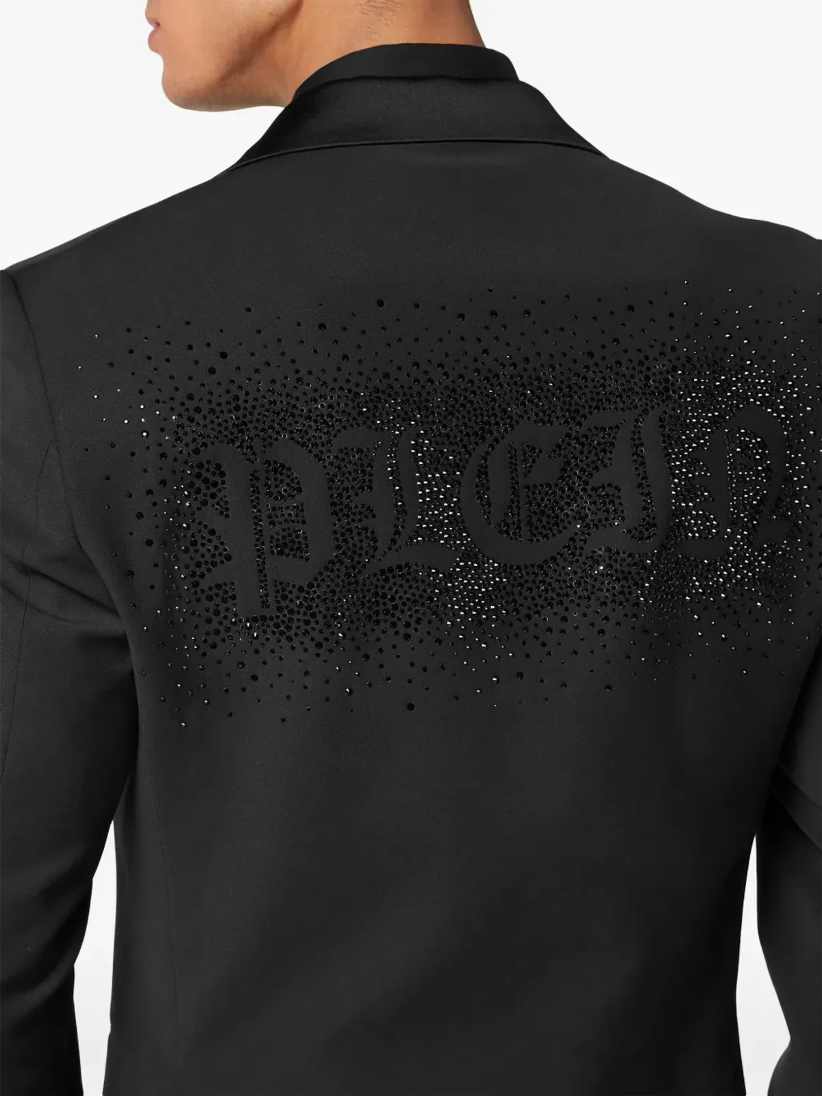 Philipp Plein Lord シングルブレストブレザー - ブラック - 画像5