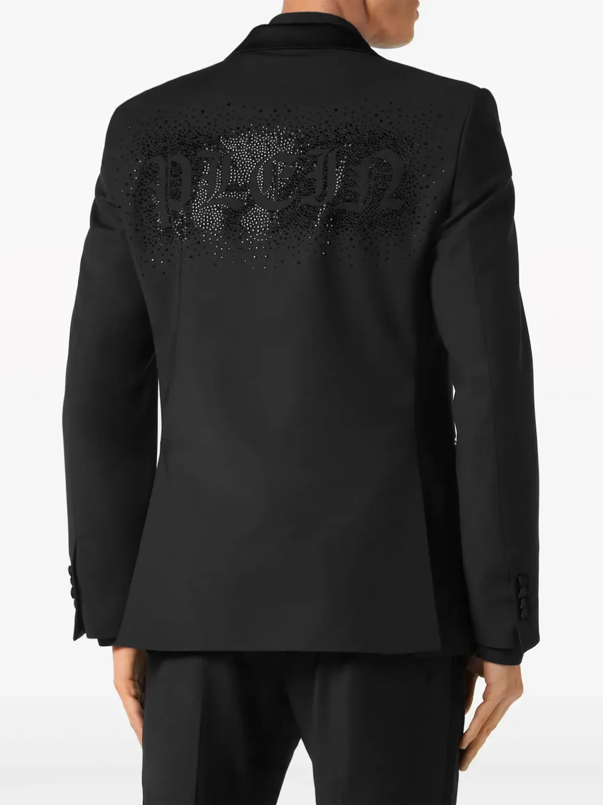 Philipp Plein Lord シングルブレストブレザー - ブラック - 画像4