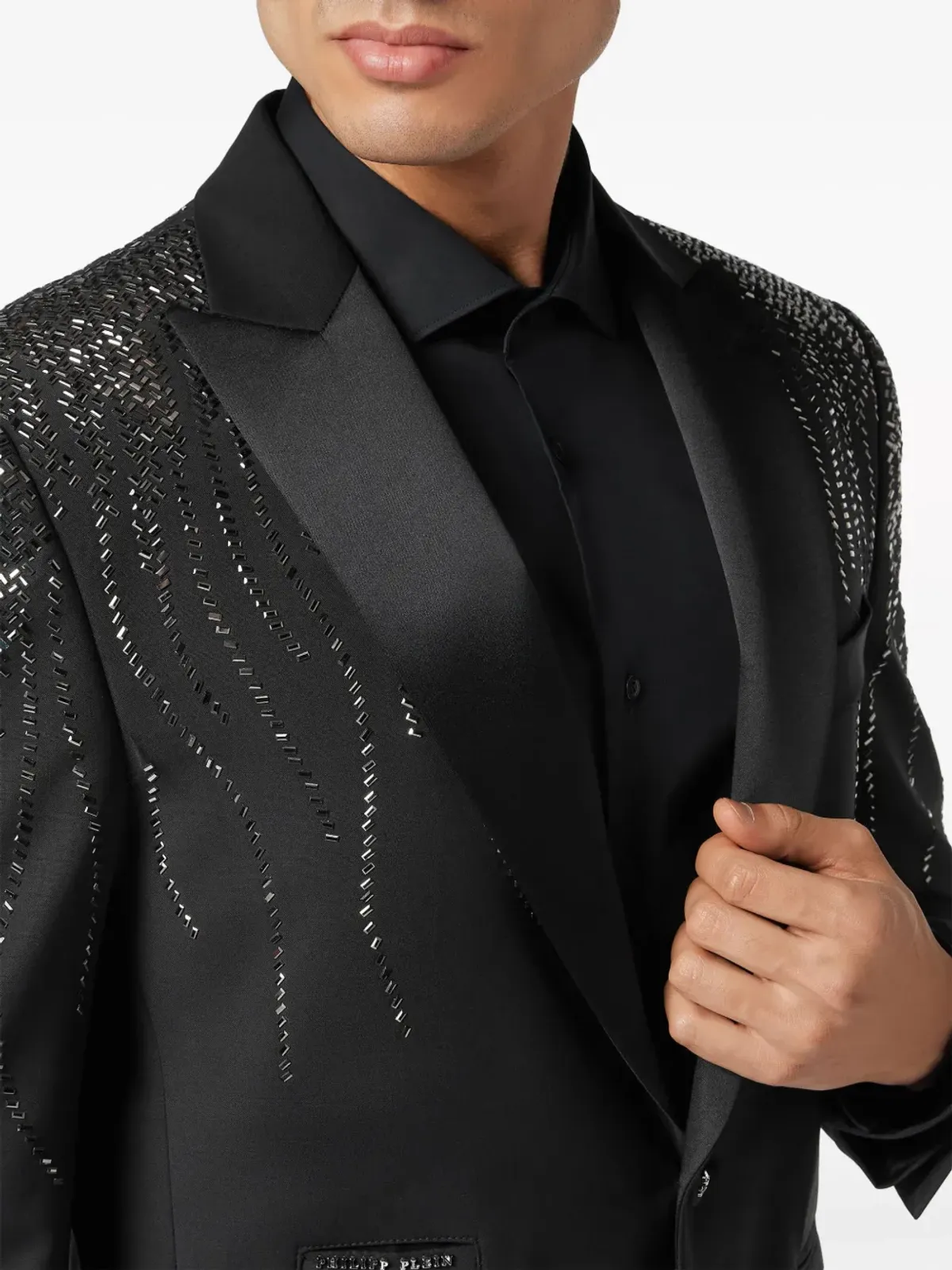 Philipp Plein Lord ビーズ装飾ブレザー - 画像5