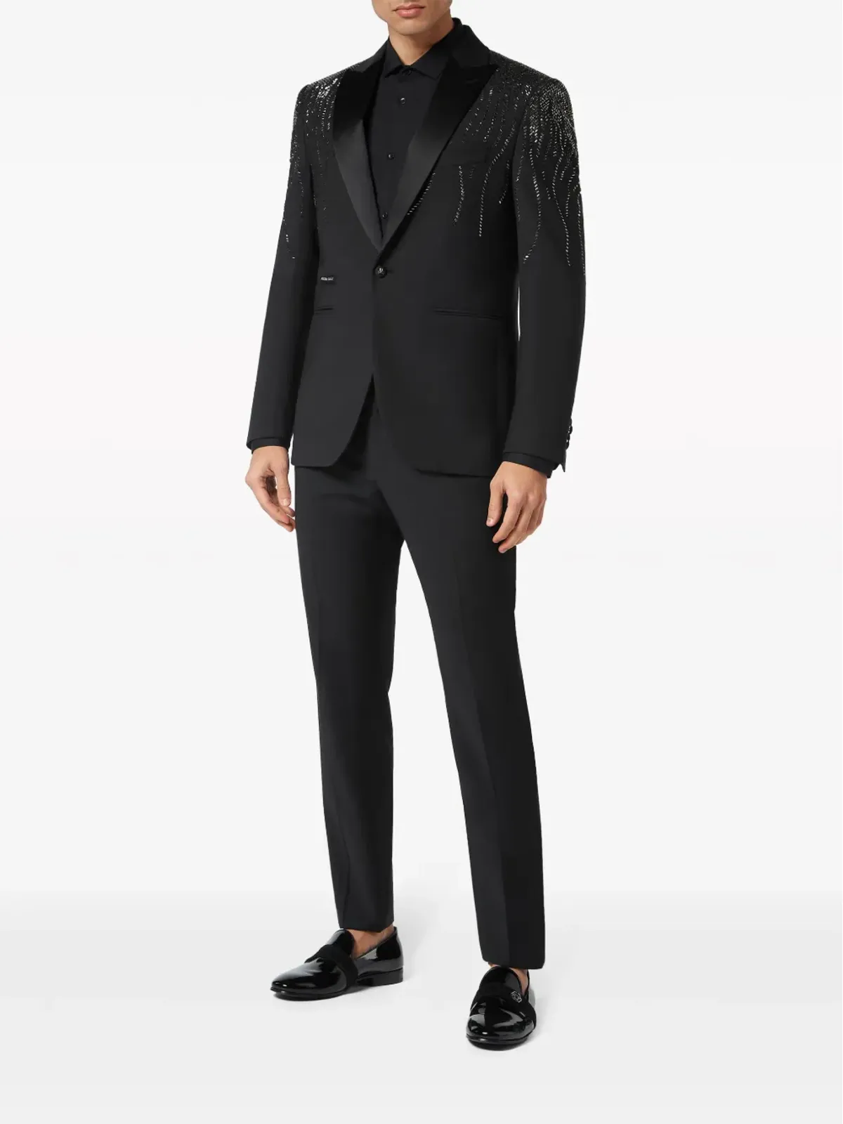 Philipp Plein Lord ビーズ装飾ブレザー - 画像2